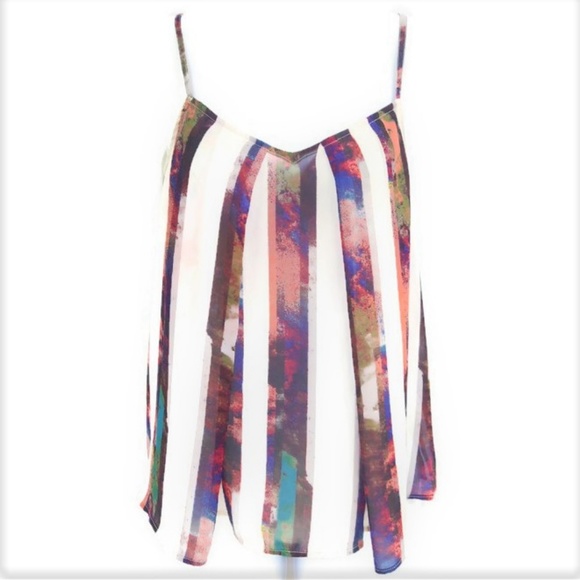 Silence Noise Cami Top Pleat Front Split Back XS - Picture 5 of 7